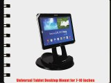 Aleratec Universal Desktop Tablet Stand Mount with Hand Strap Holder for 7-10 inch tablets