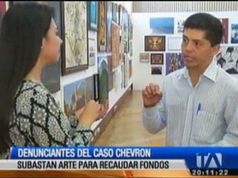Denunciantes del caso Chevron subastan arte para recaudar fondos