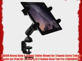 ARKON Heavy Duty C Clamp Tablet Mount for Tripods Carts Tables Desks for iPad Air 2 iPad 4/3/2