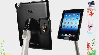 IPEVO Perch Podium Security Stand for iPad 2 and iPad 3 and iPad 4 (Black Holder with Black