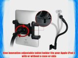 Robust Seat Bolt Car Mount Vehicle Hands-Free Tablet Holder for Apple iPad 4 (use with or without