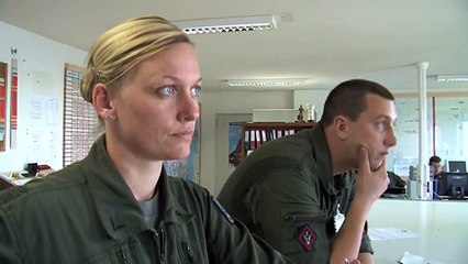 Lieutenant DESCATOIRE, 28 ans, pilote d'hélicoptère