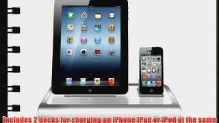 iSound Power View Pro S Charge and View Dock with 2 Apple 30 Pin Charge for iPad 1 2