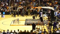 Epic fail turns into epic win: Guy dunks himself through Basketball Hoop!