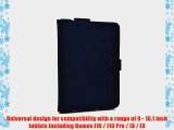 Cooper Cases(TM) Magic Carry Ramos I10 / I10 Pro / I8 / I9 Tablet Folio Case w/ Shoulder Strap