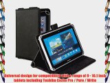 Cooper Cases(TM) Magic Carry Toshiba Excite Pro / Pure / Write Tablet Folio Case w/ Shoulder