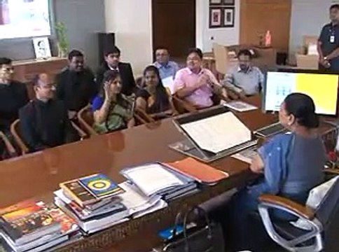 Gandhinagar Gujarat CM meets Trainee IAS Officers