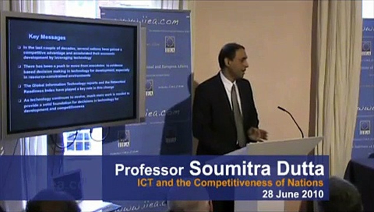 Soumitra Dutta on ICT and the Competitiveness of Nations