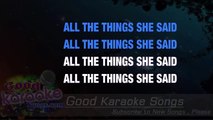 All The Things She Said  -  t.A.T.u (no lead vocal) [ Karaoke Version | Beat | Lyrics ]