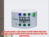 Smartbuy 4.7gb/120min 16x DVD-R White Inkjet Hub Printable Blank Media Recordable Disc (1000-Disc)