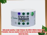 Smartbuy 4.7gb/120min 16x DVD-R White Inkjet Hub Printable Blank Media Recordable Disc (600-Disc)