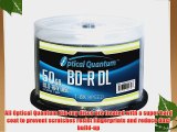 Optical Quantum 50 GB 6x Blu-ray Double Layer Recordable Disc BD-R DL Logo Top 50-Disc Spindle