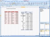 (HD) (CC) Pivot Tables (PivotTable) in Excel 2007 (including compatibility mode),  basic PivotChart