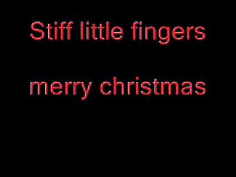 SLF Stiff Little Fingers - white christmas