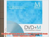 M-DISC 4.7GB DVD R Permanent Data Archival/Backup Blank Disc Media - 50-Pack Cake Box