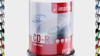 CD-R Discs 700MB/80min 52x Spindle Branded Surface Silver 100/Pack