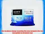 Sony Blu-ray Disc 50 Spindle - 25GB 4x Speed BD-R
