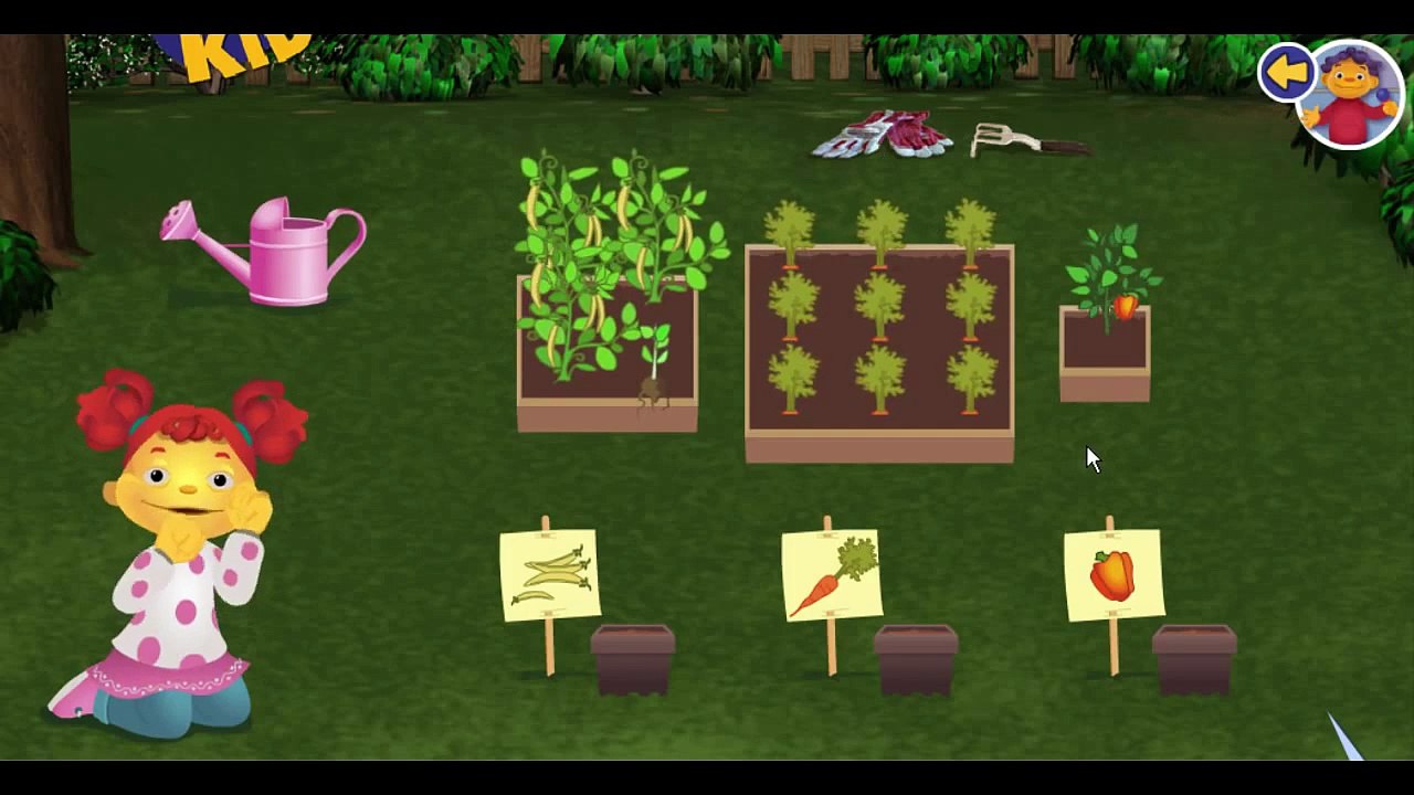 Sid The Science Kid Vegetable Planting Cartoon Animation PBS Kids Game Play Walkthrough