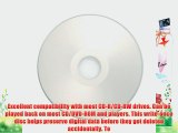 Smartbuy 700mb/80min 52x CD-R Silver Inkjet Hub Printable Blank Recordable Media Disc (200-Disc)