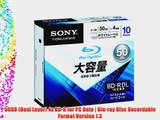 SONY Blu-ray Discs BD-R DL 4X 10 Pack (2011)