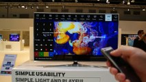 Samsung Tizen TV auf dem SUHD JS9500 im Hands On