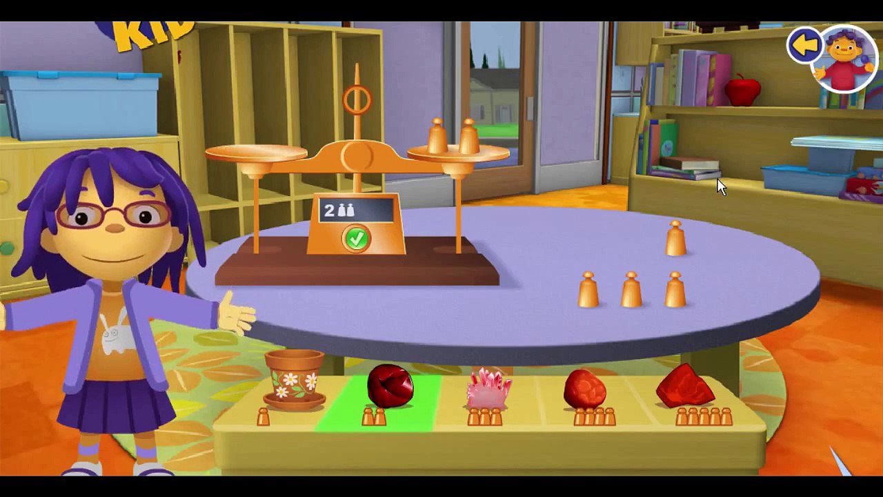 Sid The Science Kid Pan Balance Cartoon Animation PBS Kids Game Play Walkthrough