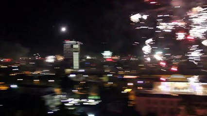 New Year 2014 Tirana, Albania - Impressive Fireworks Phenomenon