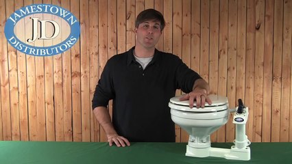 Jabsco Manual Marine Toilet Product Demo