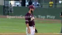 Baseball: Texas State's Bret Atwood - Diving Catch - Southland Conference Championship Game