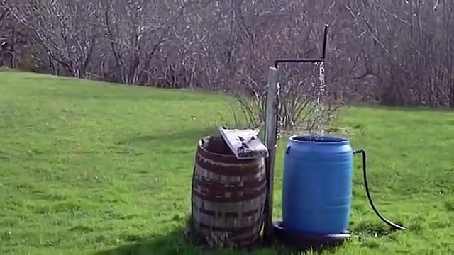 Hydraulic Ram Pump - Pure spring water pump system for drinking - No Electricity Gravity Pressure