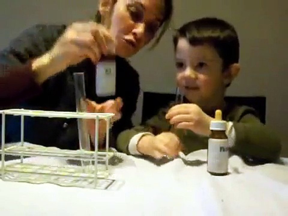 Experimento casero de química para niños: Mi primer experimento