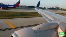 Magical United 737-900ER ROAR Takeoff from Fort Lauderdale Hollywood Airport!