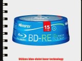Memorex 32020013366 25GB 2X Rewriteable BD-RE Blu-ray Discs (15pk Spindle)