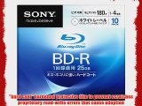Sony Blu-ray Disc 10 Pack - 25GB 4X BD-R - White Inkjet Printable