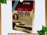 TDK DVD-RW 4X 4.7GB 1 Pack Rewriteable DVD