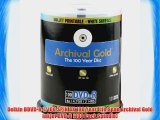 Delkin DDVD-R-I/100 SPIN 8X 100 Year Life Span Archival Gold Inkjet DVD-R (100 Pack Spindle)