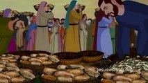 Bible stories for children  - Jesus Walks on water ( German Cartoon Animation )