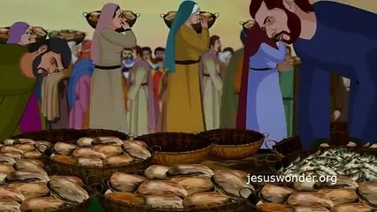 Bible stories for children  - Jesus Walks on water ( German Cartoon Animation )