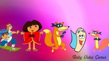 Dora the Explorer Kids Songs Nursery Rhymes - Daddy Finger Family cartoon music