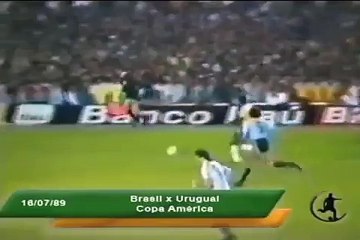 Brasil x Uruguai - Copa América 89 - Gol do Romário