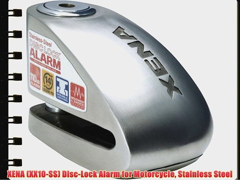XENA (XX10-SS) Disc-Lock Alarm for Motorcycle Stainless Steel