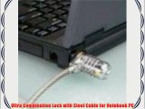 Case of 25 CODi 4-Digit Combination Notebook Computer Titanium Cable Lock for Mac and PC QTY 25