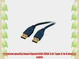 SIIG SuperSpeed USB 3.0 Type A (Male) to Type A (Male) Cable 1 Meter (CB-US0112-S1)