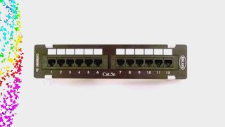 Belkin 12-Port 568A/568B Wall Mount Patch Panel with Mounting Bracket