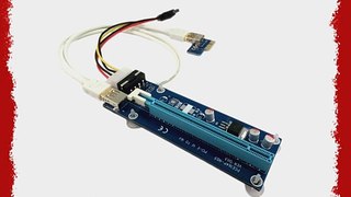 PCIe x1 to x16 Powered Extender for Litecoin/Bitcoin Mining (Over 1m USB 3.0 Cable) (USB 3.0