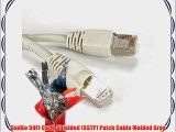 GadKo 50Ft Cat.6 Shielded (SSTP) Patch Cable Molded Gray