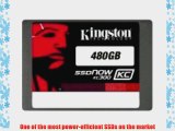 Kingston Digital 480 GB SSDNow KC300 SATA 3 2.5-Inch Solid State Drive with Adapter SKC300S37A/480G