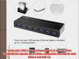 [2-in-1] Inateck 7-Port USB 3.0 Hub with 5V 1.5A Charging Port and 4ft/ 1.2m USB 3.0 Cable
