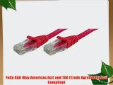 Lynn Electronics OLG20CRDR-100 Optilink CAT6 100-Feet Patch Cord Red