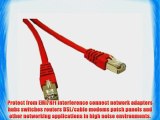 C2G / Cables to Go 31203 Cat6 Molded Shielded Patch Cable Red (10 Feet/3.04 Meters)